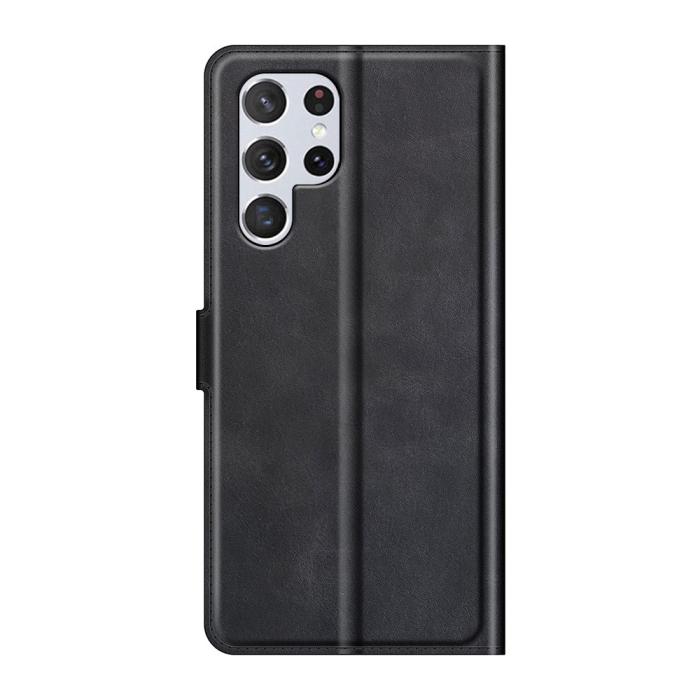 Bild 3, Samsung Galaxy S22 Ultra Fodral Solid Läder Svart