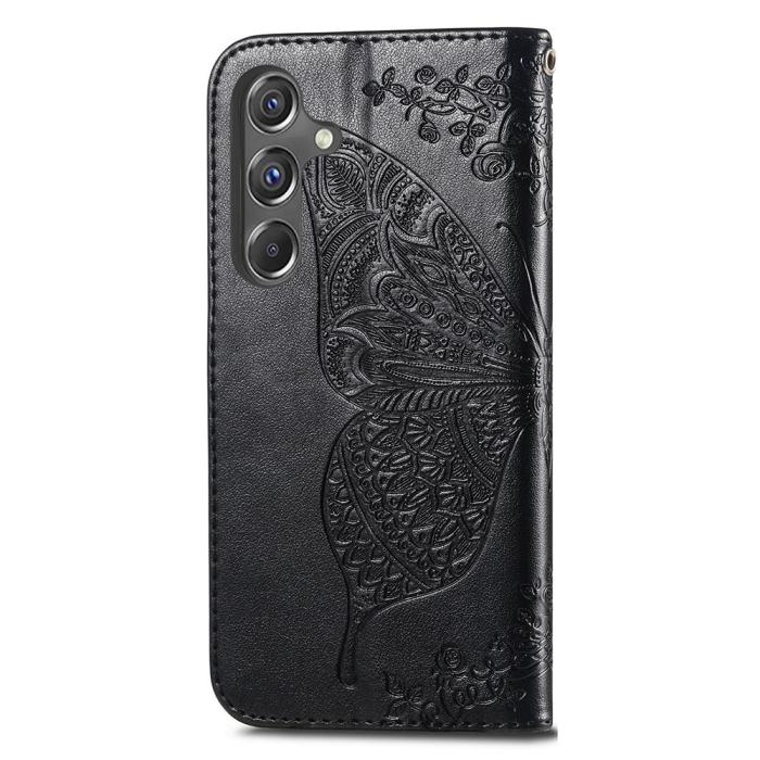 Bild 4, Samsung Galaxy A15 5G Fodral Big Butterfly Svart
