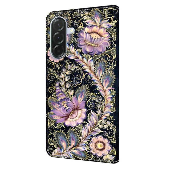 Bild 5, Samsung Galaxy A37 5G Fodral Läder Vintage Gold Pin