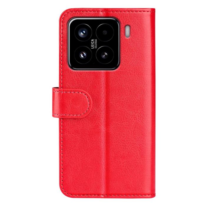 Bild 6, Xiaomi 15 Fodral Crazy Horse Läder Röd
