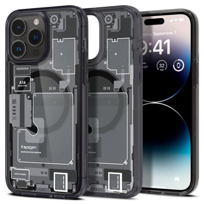 Bild 1, Spigen iPhone 14 Pro Max Skal Ultra Hybrid MagSafe Zero One