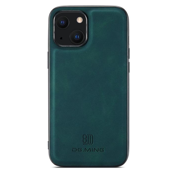 Bild 2, DG.MING iPhone 14 Plus Skal Läderbelagt Grön