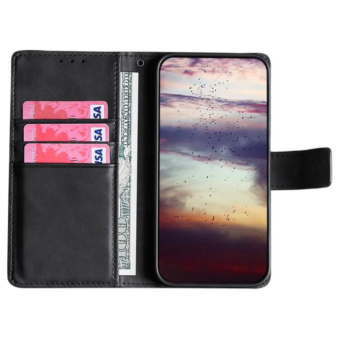 Bild 2, Samsung Galaxy S23 Plus Fodral Krokodil Textur Svart