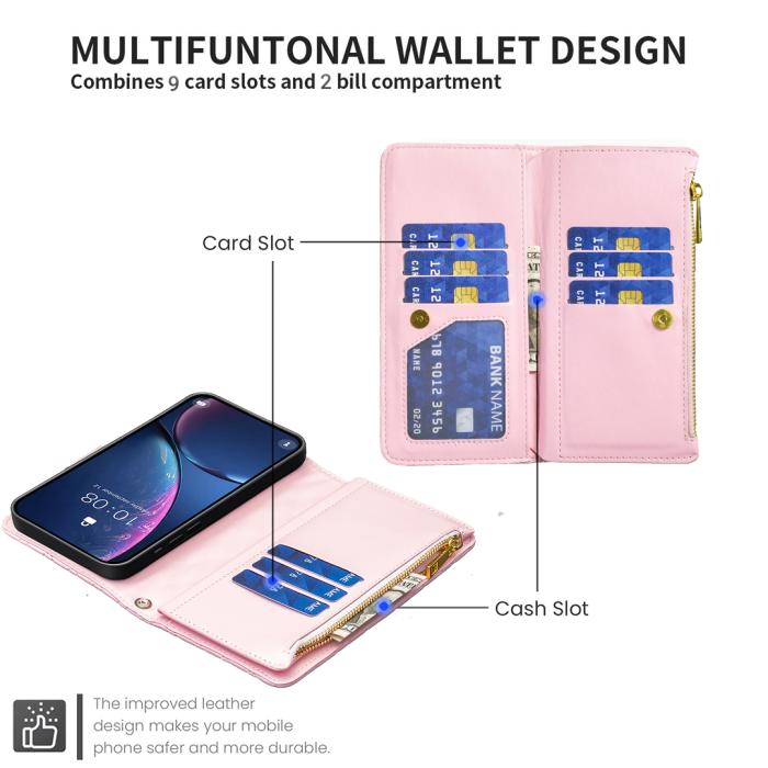 Bild 5, BINFEN Google Pixel 11 / 11 Pro Fodral Diamond Multifunktionell