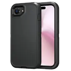 iPhone 17e / 16e Skal Extreme Shockproof Hybrid Svart