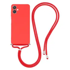 Samsung Galaxy A07 Skal TPU Med Mobilsn&ouml;re R&ouml;d