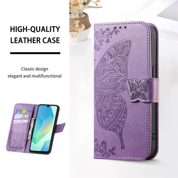 Bild 6, Honor 400 Smart Fodral Med Fjäril Tryck Lila