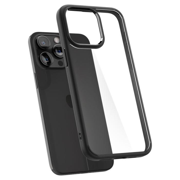 Bild 6, Spigen iPhone 15 Pro Skal Ultra Hybrid Matt Svart