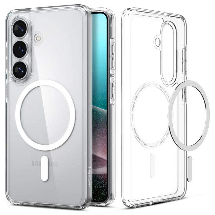 Bild 2, Spigen Galaxy S26 Skal MagSafe Ultra Hybrid Transparent / Vit