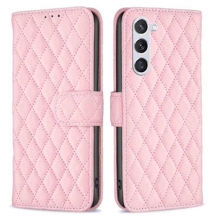 Bild 1, Samsung Galaxy S24 Fodral Diamond Läder Rosa