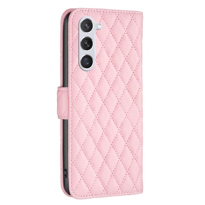Bild 5, Samsung Galaxy S24 Fodral Diamond Läder Rosa