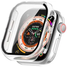 Apple Watch 10 46 mm Skal Med Sk&auml;rmskydd H&auml;rdat Glas Transparent