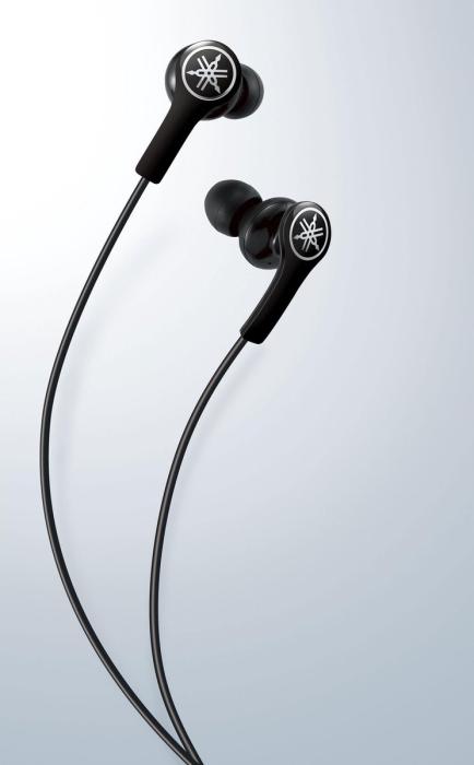 Bild 2, Yamaha EPH-M100 Hörlurar - Svart