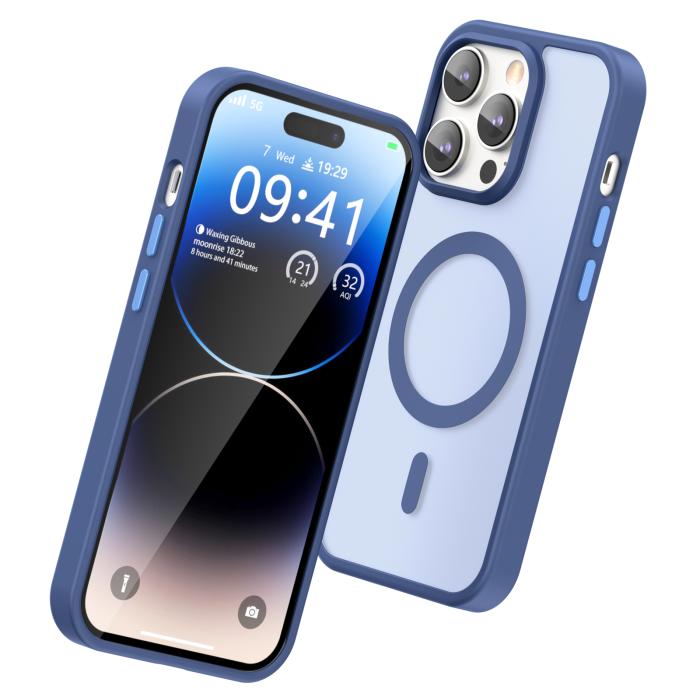 Bild 3, ColorPop iPhone 14 Pro Skal CH MagSafe Matt Lavender Ash