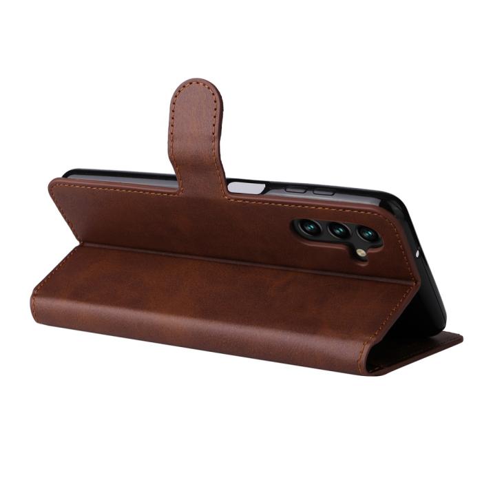 Bild 6, Samsung Galaxy A04s / A13 5G Fodral Klassiskt Läder Brun