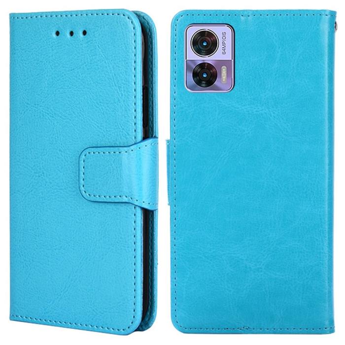 Bild 1, Motorola Edge 30 Neo 5G Fodral PU-Läder Ljus Blå