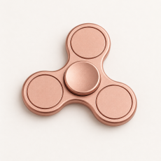 Fidget Spinner Ultra Spin Trio - Ros&eacute;guld