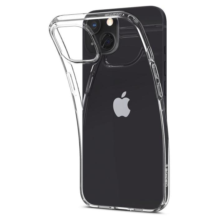 Bild 5, iPhone 13 Mini - Spigen Liquid Crystal Skal - Transparent