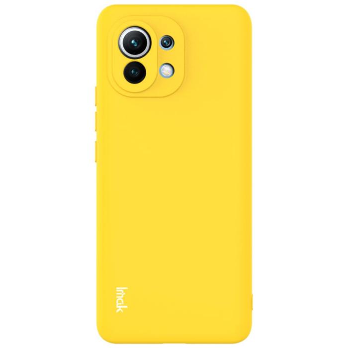 Bild 1, Xiaomi Mi 11 - IMAK Skin Touch Skal - Gul