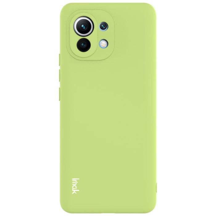 Bild 1, Xiaomi Mi 11 - IMAK Skin Touch Skal - Grön