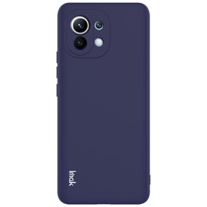 Bild 1, Xiaomi Mi 11 - IMAK Skin Touch Skal - Mörk Blå