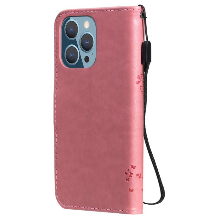 Bild 3, iPhone 13 Pro - Fodral Med Tryck - Ljus Rosa