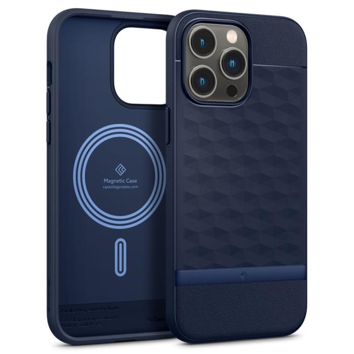 Bild 1, Spigen Caseology iPhone 14 Pro Max Skal MagSafe Parallax Blue
