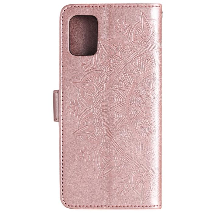 Bild 3, Samsung Galaxy A51 - Mandala Plånboksfodral - Roséguld