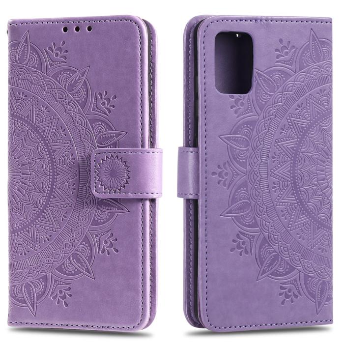 Bild 1, Samsung Galaxy A51 - Mandala Plånboksfodral - Lila