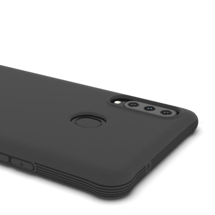 Bild 2, Samsung Galaxy A20s - Shockproof Matt TPU Skal - Svart