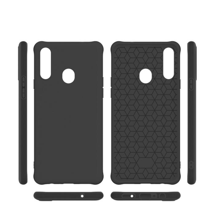 Bild 5, Samsung Galaxy A20s - Shockproof Matt TPU Skal - Svart