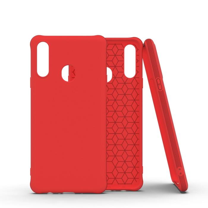 Bild 1, Samsung Galaxy A20s - Shockproof Matt TPU Skal - Röd