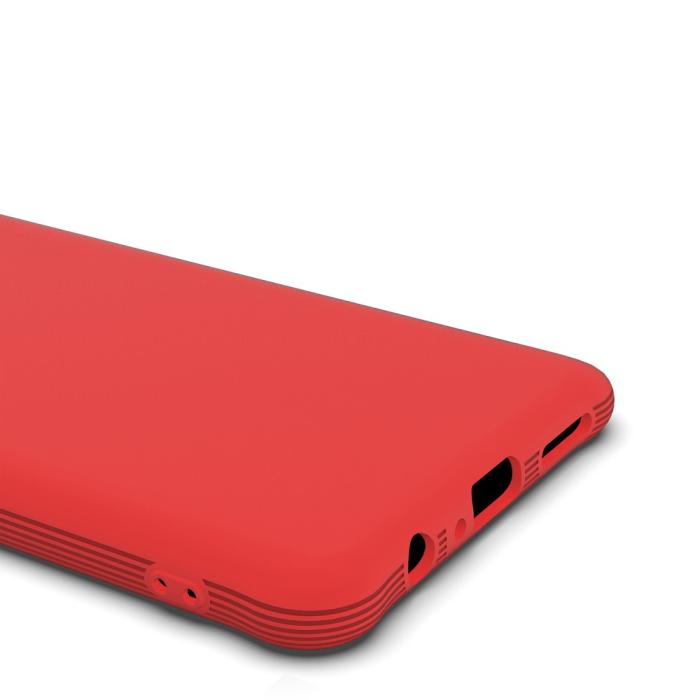 Bild 3, Samsung Galaxy A20s - Shockproof Matt TPU Skal - Röd