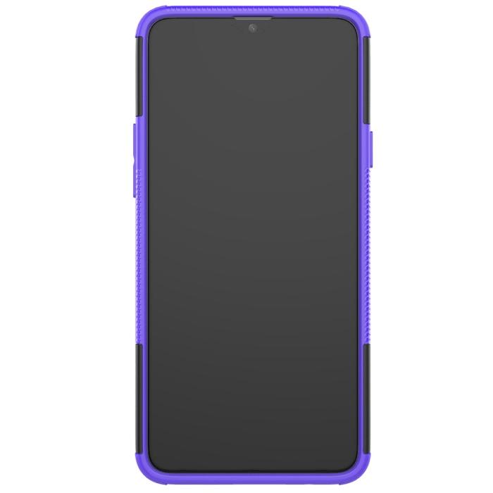 Bild 3, Samsung Galaxy A20s - Ultimata Stöttåliga Skalet med Stöd - Lila