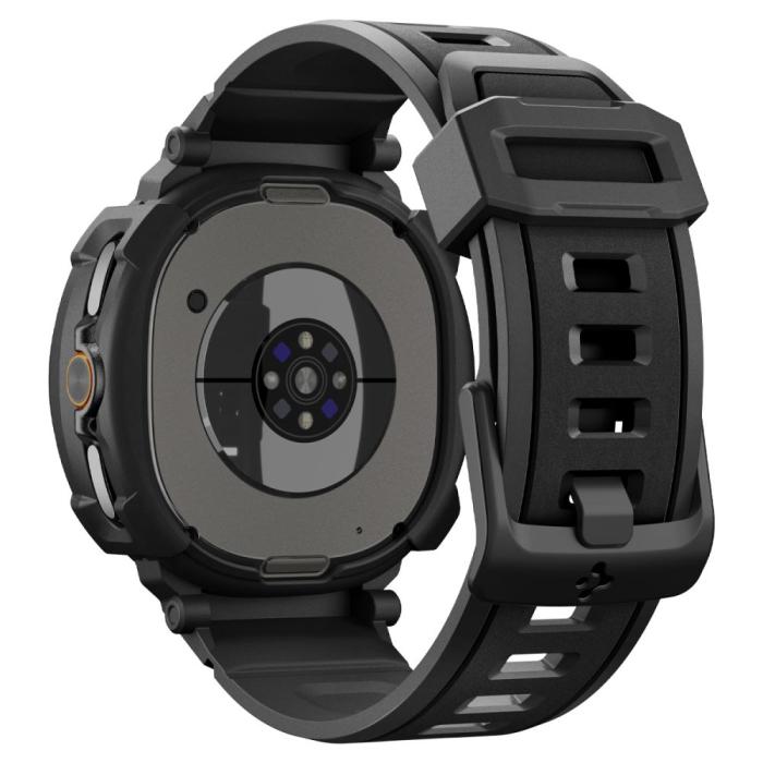Bild 3, Spigen Galaxy Watch 8 46 mm Skal/Armband Rugged Armor 'Pro' Matt Svart