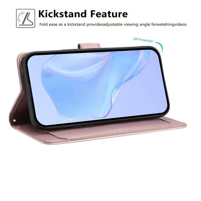 Bild 2, Xiaomi 17T Fodral Solid Läder Roséguld