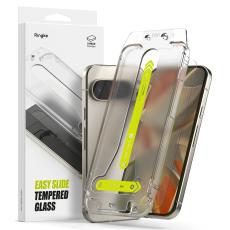 Ringke Pixel 9 / 9 Pro 2-PACK Easy Slide Sk&auml;rmskydd H&auml;rdat Glas