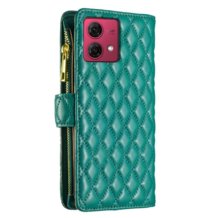 Bild 6, Motorola Moto G84 5G Fodral Multifunktionell Diamond Grön