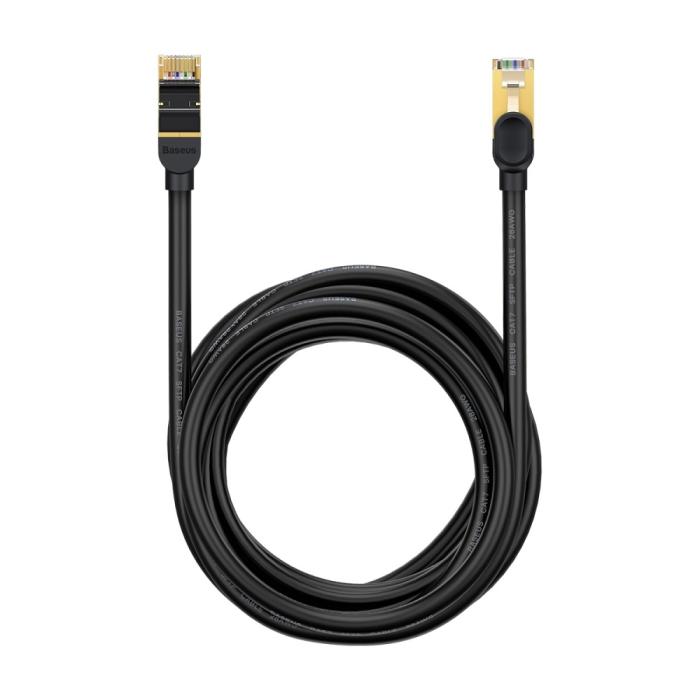 Bild 2, Baseus 15m Cat7 RJ45 Nätverkskabel Svart