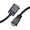 Mcdodo 2m VGA - VGA Video Nylon Kabel Svart