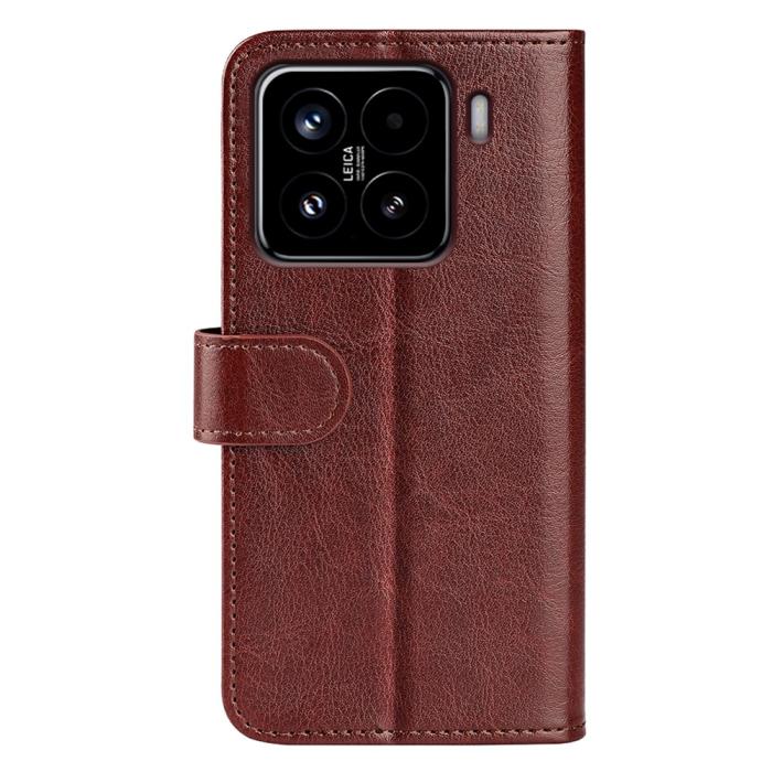 Bild 6, Xiaomi 15 Fodral Crazy Horse Läder Brun