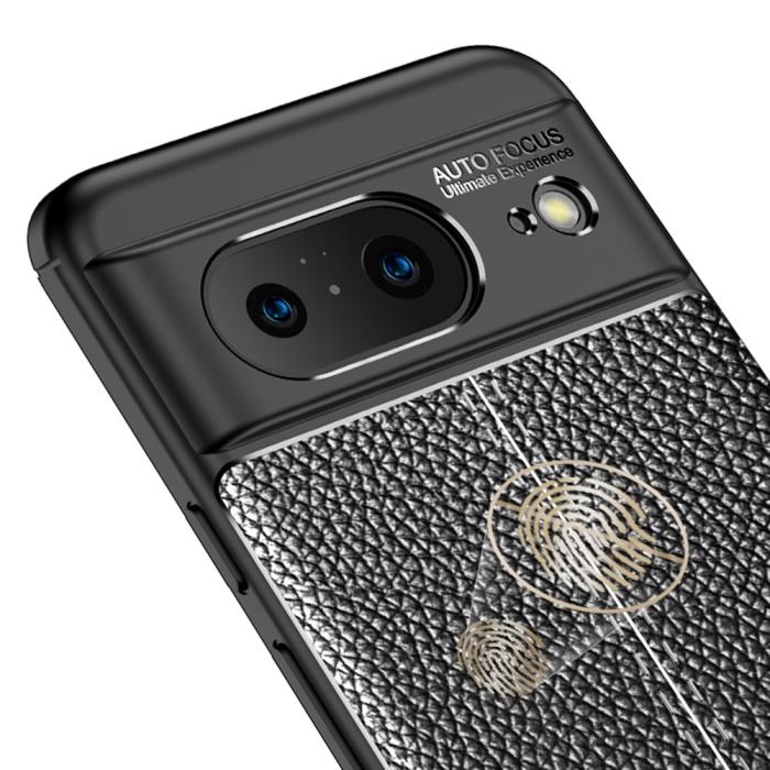 Bild 6, Google Pixel 8 Skal Litchi Textur Blå