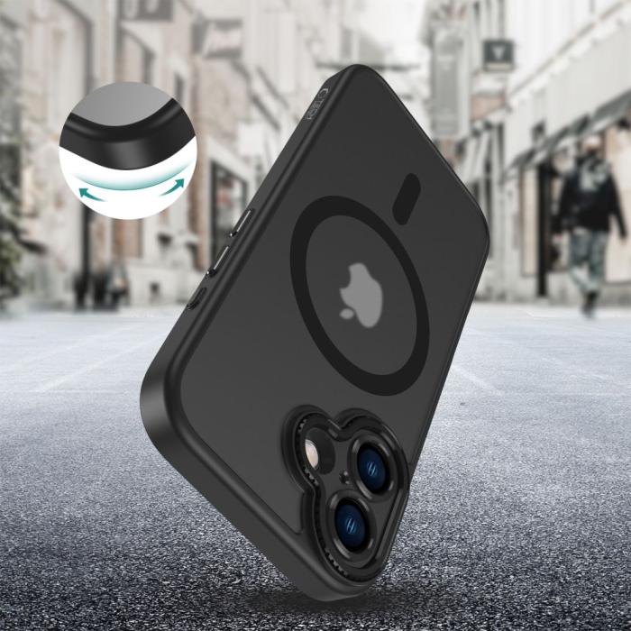 Bild 3, Tech-Protect iPhone 16 Skal MagSafe MagCam Matt Svart