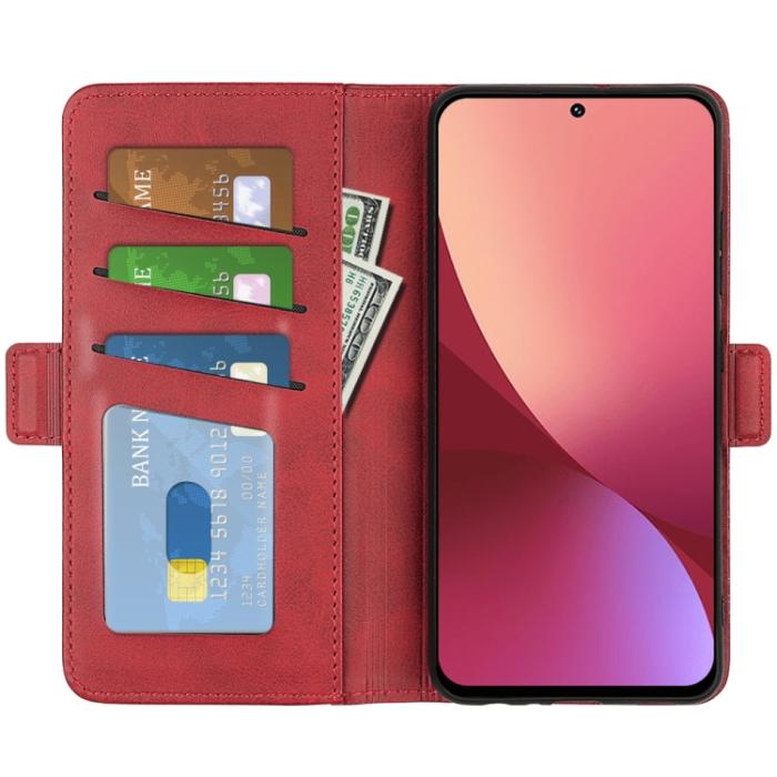Bild 4, Xiaomi 12 Pro Fodral Magnetisk Stängning Röd
