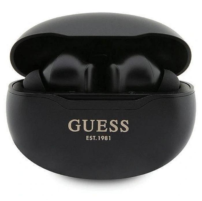 Bild 1, Guess True Wireless Hörlurar Classic Logo GUTWST50EK - Svart