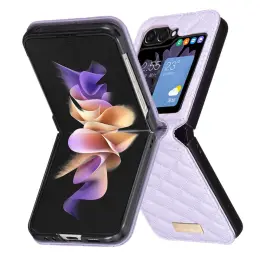 Galaxy Z Flip 6 Skal Diamond Textur Lila