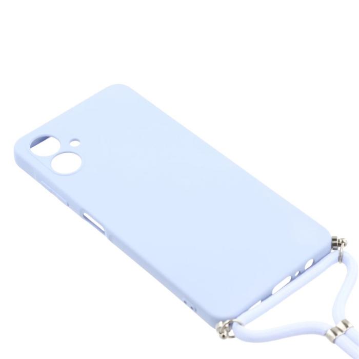 Bild 3, Samsung Galaxy A07 Skal TPU Med Mobilsnöre Lila