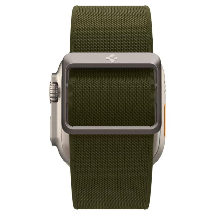 Bild 5, Spigen Apple Watch 42/44/45/49 mm Armband Fit Lite Ultra Khaki