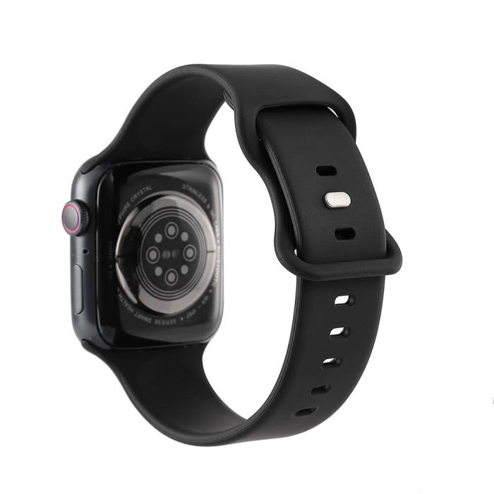 Bild 3, GEAR Klockarmband Silikon Apple Watch 42/44/45/49 mm Svart