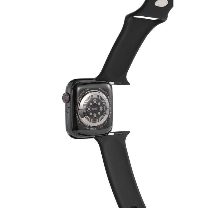 Bild 4, GEAR Klockarmband Silikon Apple Watch 42/44/45/49 mm Svart